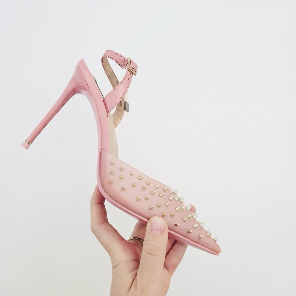 Steve Madden Pink Studded Women's Heels SZ US9 IT40 NWT